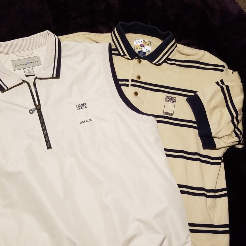 Cutter & Buck Golf Shirt and Sleeveless Vest